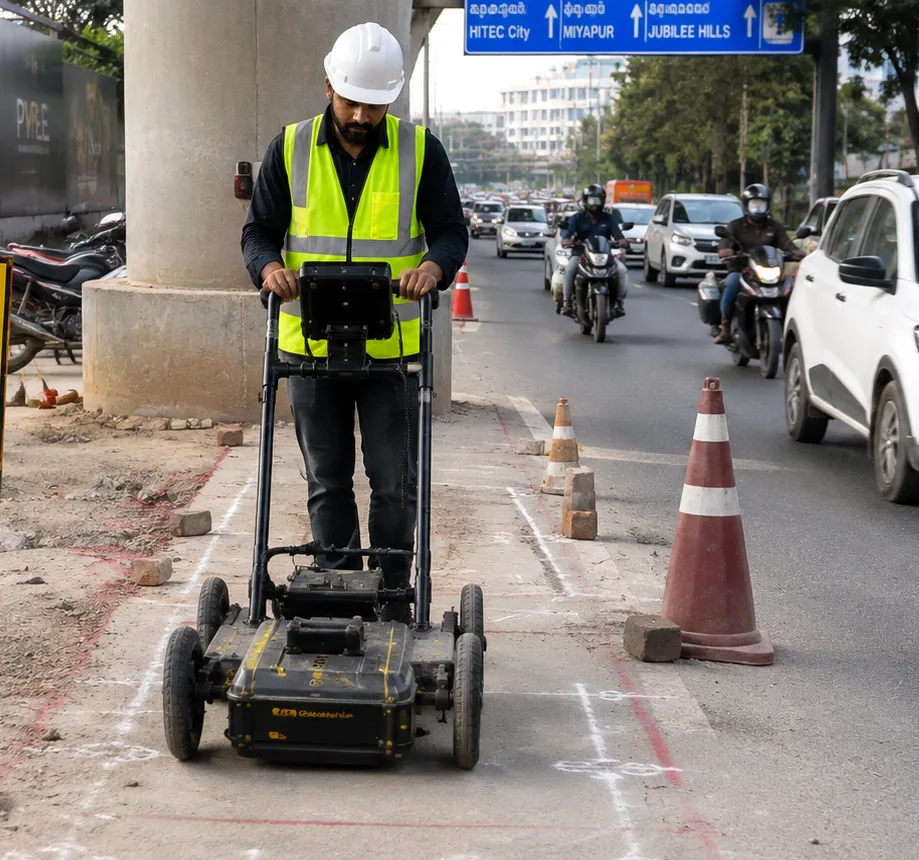 GPR Survey for Metro and Infrastructure