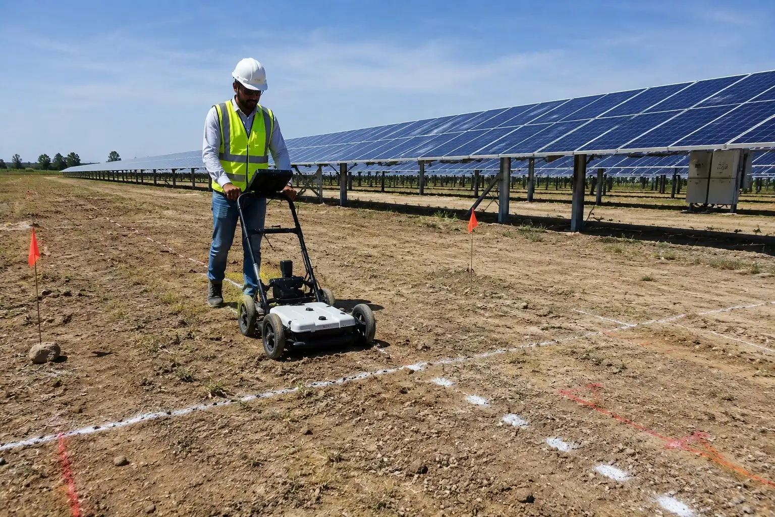 GPR Survey for Solar Projects