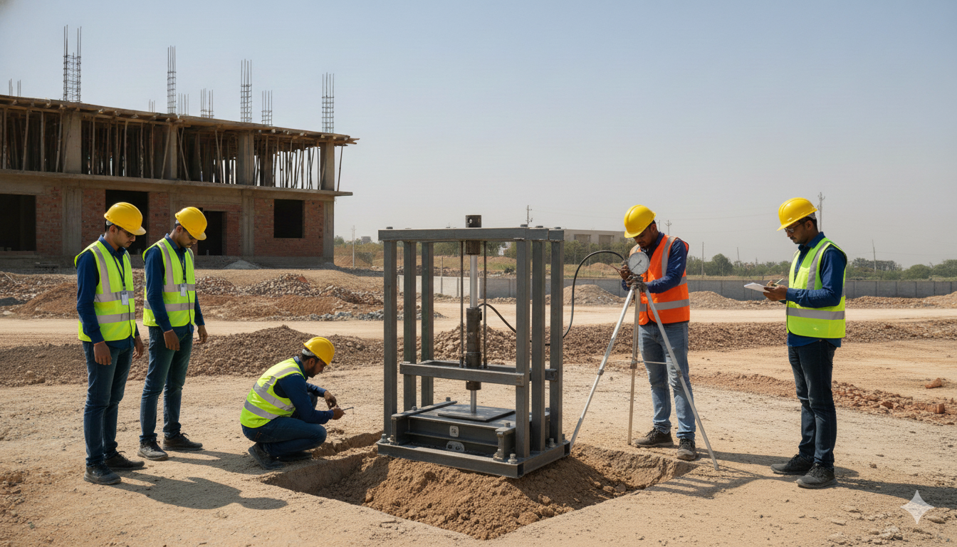 In Situ Direct Shear Test on Soil