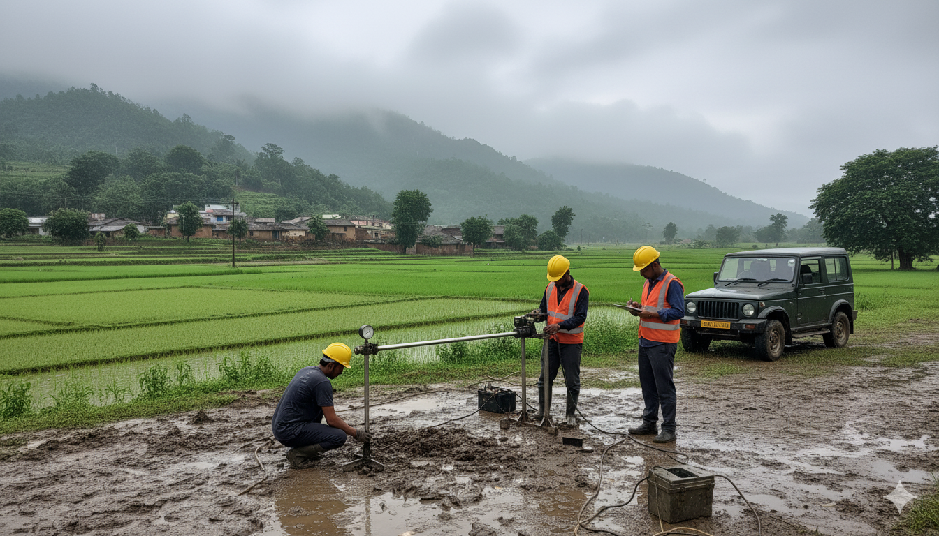 Field Vane Shear Test